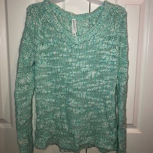 Light green sweater